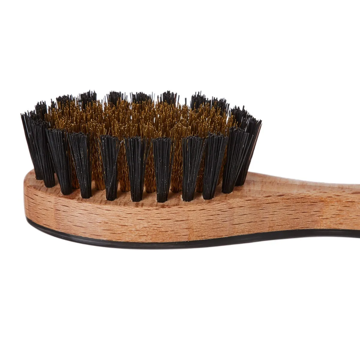 Wellington Horn-Backed Brass Suede Cleaning Brush