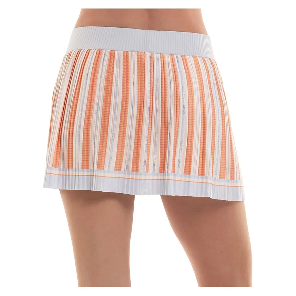 Women's Cut Above 14 Inch Tennis Skort Peach Fuzz