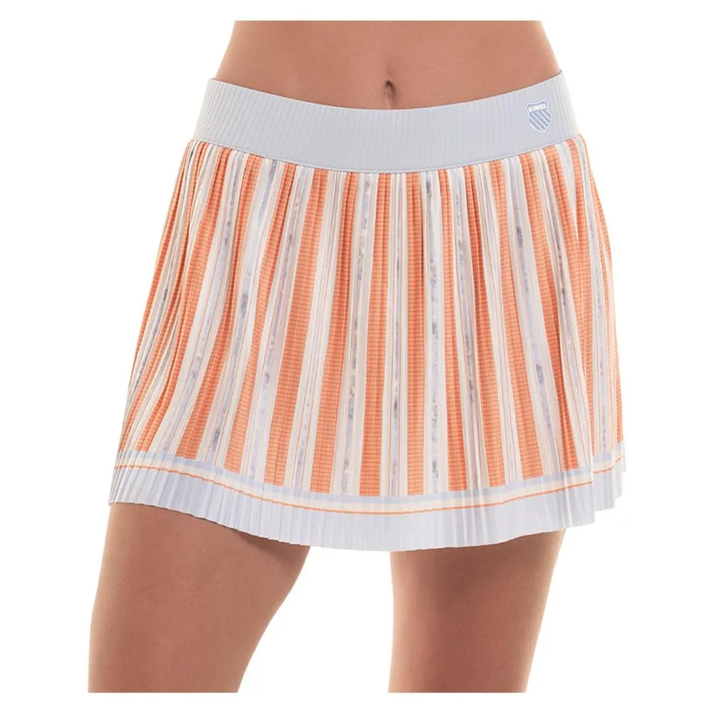 Women's Cut Above 14 Inch Tennis Skort Peach Fuzz