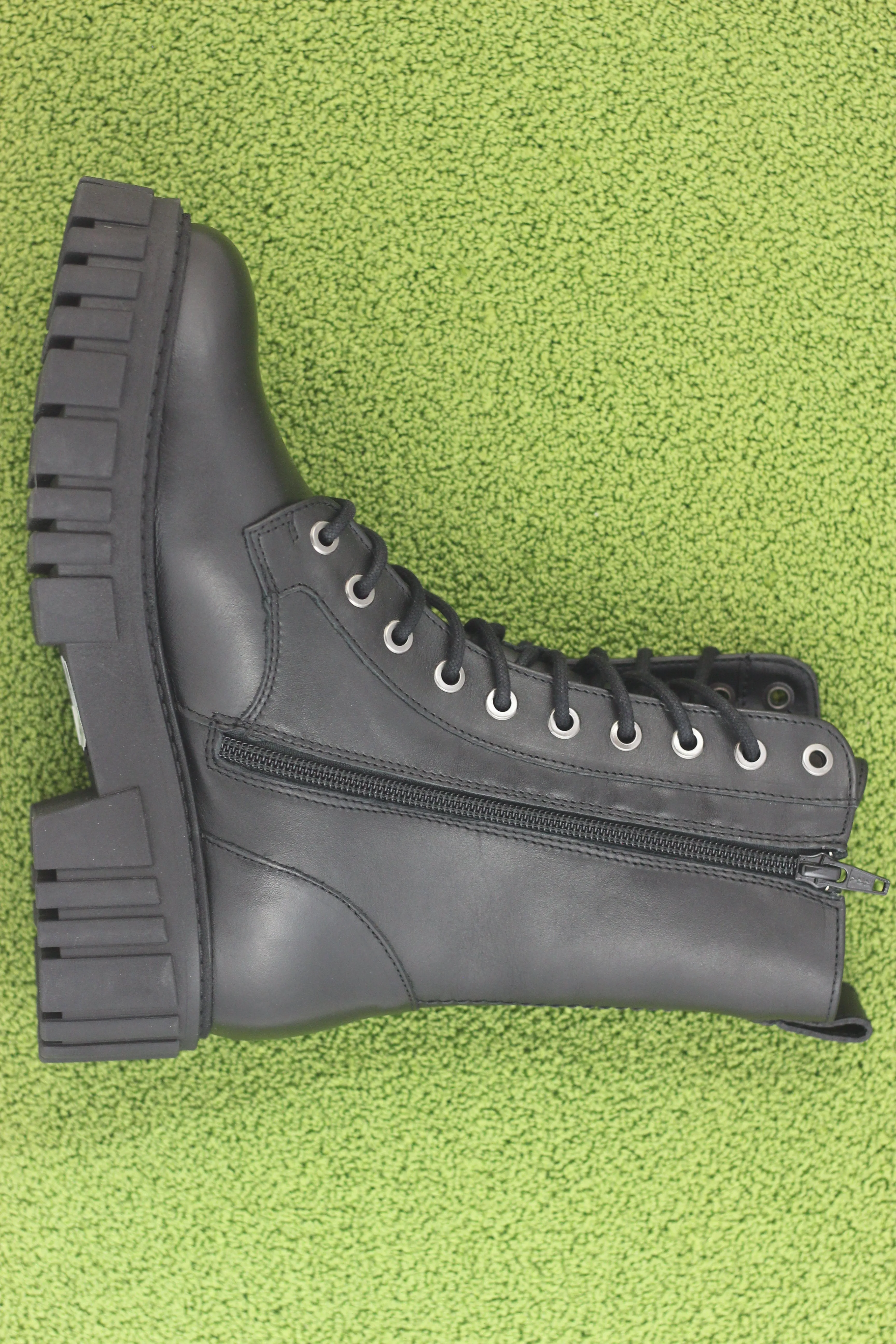 Women's Page Lace Boot - Black Leather