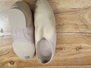 Wyatt -- Split Sole Jazz Slip-on -- Tan